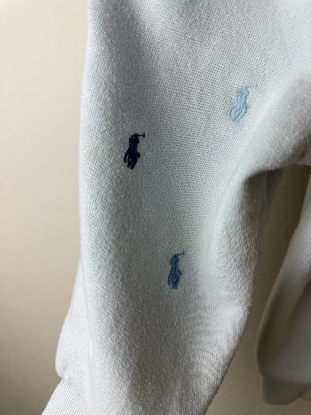 Ralph Lauren Light Blue Polo Pony Embroidered Joggers